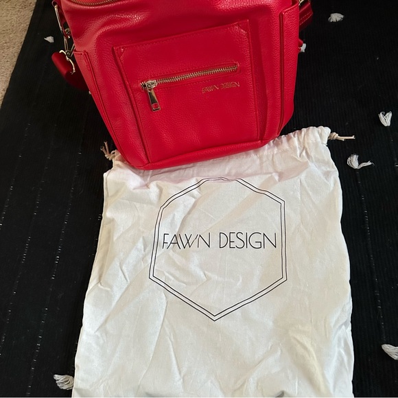 Fawn Design Mini Red Backpack - Picture 4 of 6